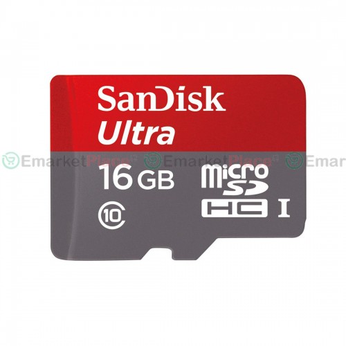 MICRO SD CARD 16gb Ultra ความเร็วสูง 48mb/s บันทึกวิดีโอแบบ Full HD ได้รวดเร็ว